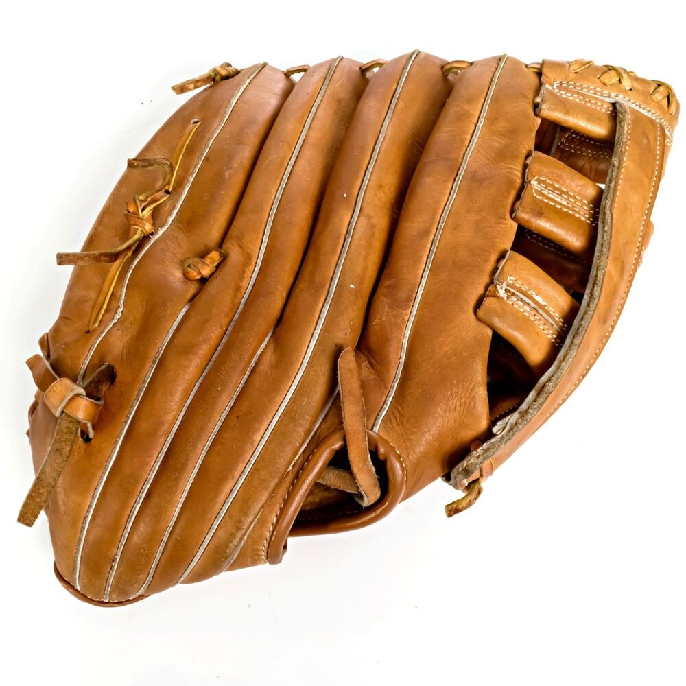 Hutch Super H Design Baseball Glove Tanned Leather RH Throw - Picture 3 of 5
